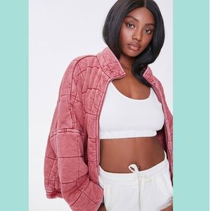 Quilted Zip-Up Jacket